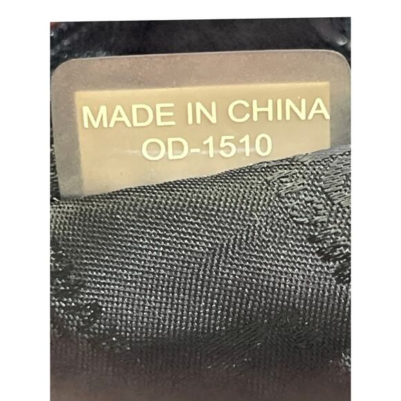 Michael Kors Jet Set Travel Crossbody Black Pebbled Leather Gold MK Logo - Picture 8 of 13